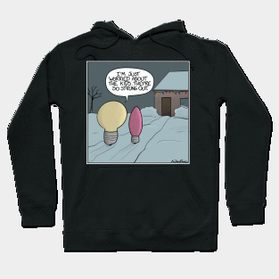 Christmas Lights Going Out Hoodie